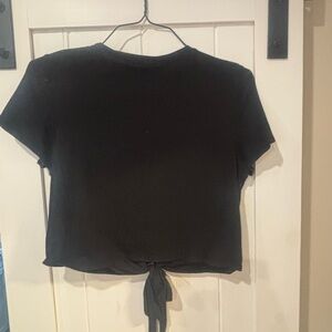Lululemon black tie shirt